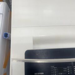 リサイクルショップどりーむ天保山店　No1655 洗濯機　2021年製　アイリスオーヤマ　外置き使用により外販日焼け　動作問題なし　お手頃価格🎵の画像