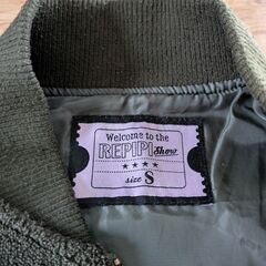 REPIPI　カーキブルゾン　MA-1風　Sサイズの画像