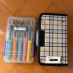 彫刻刀セット 2個 中古の画像