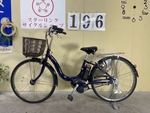 196丁寧に整備済　新基準良品　ヤマハ　電動アシスト自転車26インチ　人気色中古車