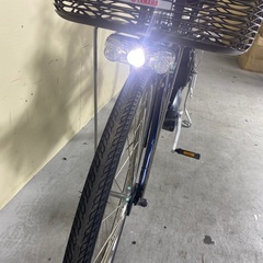 196丁寧に整備済　新基準良品　ヤマハ　電動アシスト自転車26インチ　人気色中古車の画像