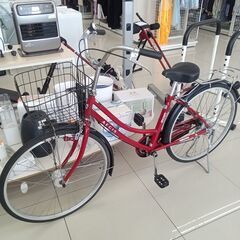 ★リユースのサカイ日立店★HJ8384 マルイシ 自転車 不明 レッド クリーニング済み の画像