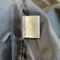 スーツ　ブラックストライプの画像