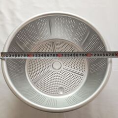 アルミ製ザル 水切り 業務用サイズ 外形38cm
