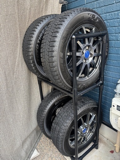 185/65/15アルミホイール付きスタッドレスタイヤ