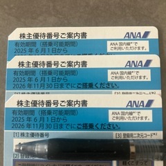 ANA 株主優待　の画像