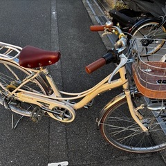 24インチ　6段変速　自転車の画像