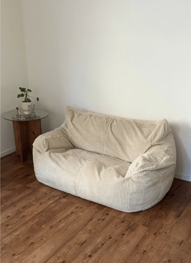 LOOSY 2人掛けビーズソファ Beige