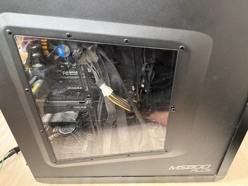 パソコン　MS800 ゲーミングPC 富士通　モニター　【マウス・キーボード無し】