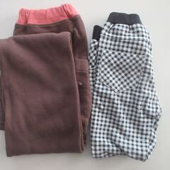 女の子用　ズボン2・服2・ジャンパー1　１１０～１３０サイズの画像