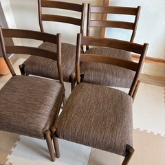 受け取り者決定しました！ダイニングチェア4脚セット の画像