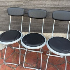 【決まりました】折りたたみ椅子　3脚 の画像