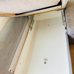 【謝礼1,000円】　IKEA フリーへーテン　ソファーベッド　ダブルサイズ の画像
