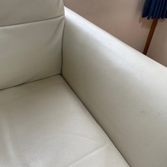 【売約済】2人掛けソファ　ニトリ の画像