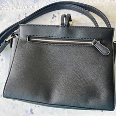 コムサ　黒ショルダーバッグの画像
