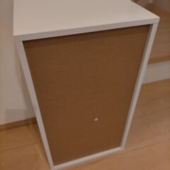 VECELO 本棚 ブックシェルフ ホワイト 収納 オシャレ デザイン 幅30 高さ54 奥行き24 (cm)の画像