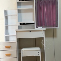 化粧台　ドレッサー　女優ミラー　しんぴん新品の画像