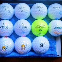 使用済みゴルフボール 11個。傷アリの画像