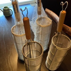 スパゲッティ用テボ4個の画像