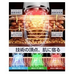 美顔器 高周波 EMS RF MC 1台18役 温冷　新品未使用　クリスマスプレゼントの画像