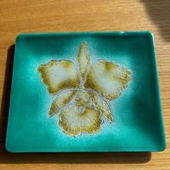 七宝焼の小皿2枚の画像