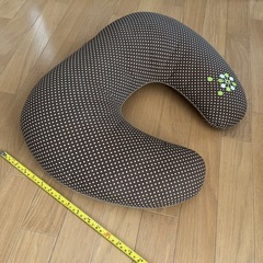 授乳クッション　水玉茶色の画像