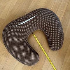 授乳クッション　水玉茶色の画像