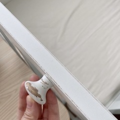 5way ベビーベッド ホワイト &ベットシーツ&マットの画像