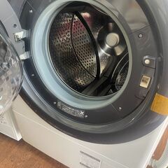 リサイクルショップどりーむ天保山店　No4611 ドラム式洗濯機　コンパクトドラム　SHARP　2018年製　洗濯７ｋｇ　乾燥3.5㎏　扉開閉若干クセあり　動作確認ＯＫ🎵　コンパクトで設置場所に困らない🎵　ＥＳ－Ｓ７Ｃの画像