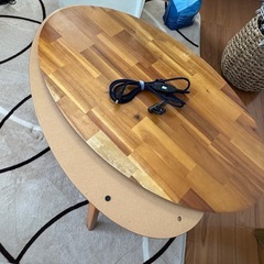 木製コタツテーブルの画像