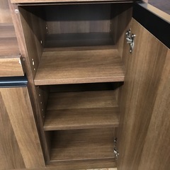 ジャングルジャングル貝塚店　　食器棚　レンジボード　ブラウン　リサイクルショップ　貝塚市　二色浜の画像