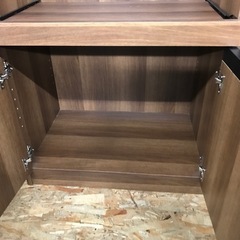 ジャングルジャングル貝塚店　　食器棚　レンジボード　ブラウン　リサイクルショップ　貝塚市　二色浜の画像