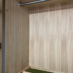 美品　全身鏡付きタンス　の画像