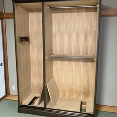 美品　全身鏡付きタンス　の画像