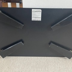 フロアーテーブル　長方　折りたたみ　センターテーブルの画像