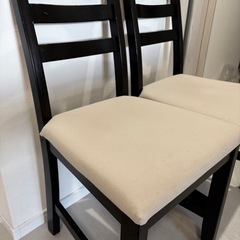 IKEA LERHAMN レールハムン 2脚の画像