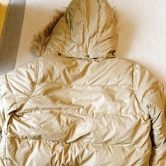 フードファー付きショートダウンジャケット／Mサイズ】の画像