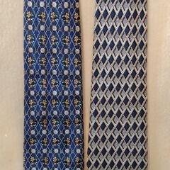 シルクネクタイ6本(ブルー系)の画像