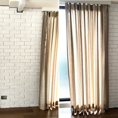 軽量レンガブリックタイル + ふかし壁の画像