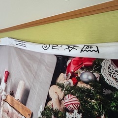 🎄簡単クリスマスデコ！🎅写真背景にもイベント装飾にも使える布 3m✖️2ｍ　の画像