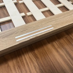 （値段交渉OK）セミダブル ベッドフレーム（すのこ付き） 11/29までの画像