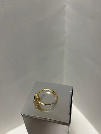 翡翠、ひょうたん指輪シルバー 925