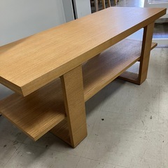 W2511-590 （株）アクタス プランク リビングセンターテーブル 中古美品の画像