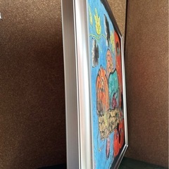 額 とても迫力がある大きなサイズ約100㎝の画像