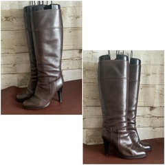 DIANA【21.5㎝】ロングブーツ☆クリーニングお手入れ済2373の画像
