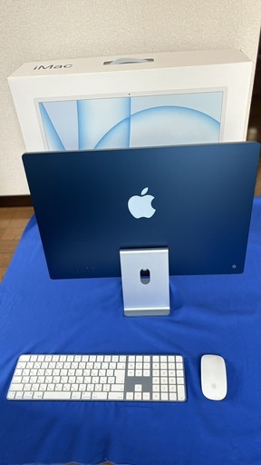 iMac 24インチ M1 2021 8GB 512GB ブルー (eightdoor) 油川のMacの中古