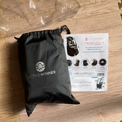 【美品】【新品・試着のみ】アクティブウィナー　子乗せ後部座席レインカバーの画像