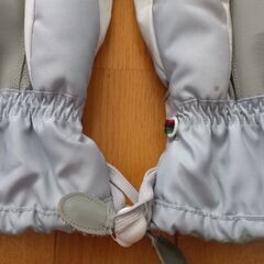 スキー用グローブ２つとゴーグルの画像