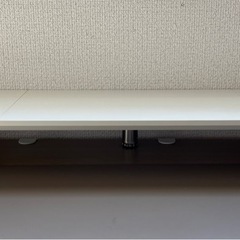 モニター台　ホワイト　幅100センチの画像