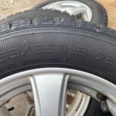 スタッドレス‼️バリミゾ‼️③‼️155/65R13‼️軽自動車‼️グッドイヤーの画像
